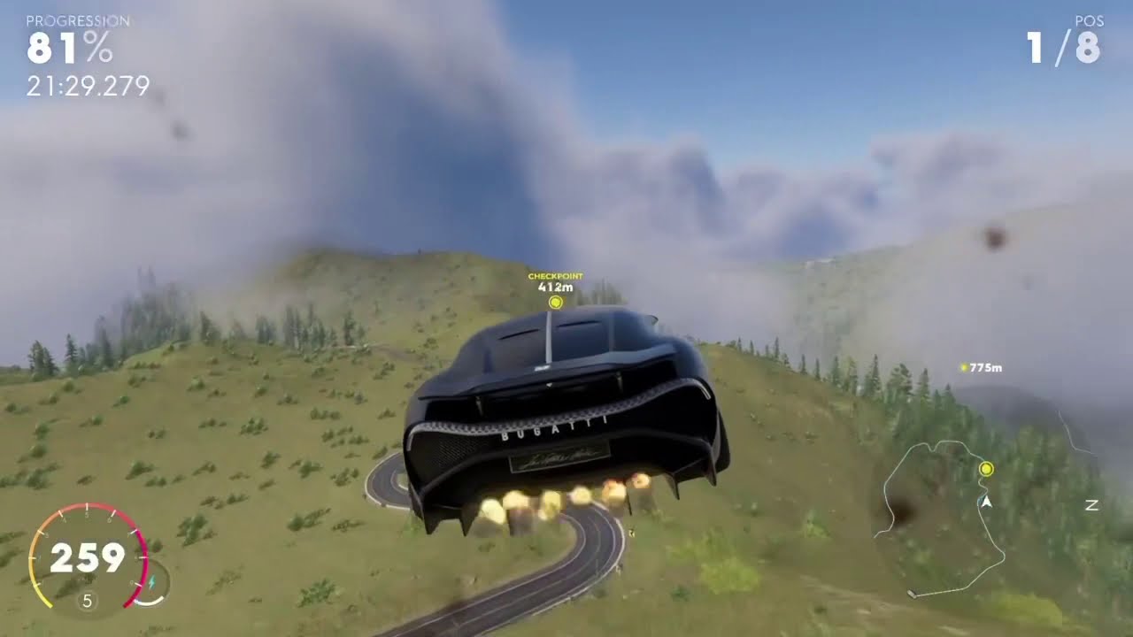 The Crew 2 Mi tiempo 25:53 Atajos de Nueva York + Ajustes PRO Bugatti V Noire, Actualizado 2021