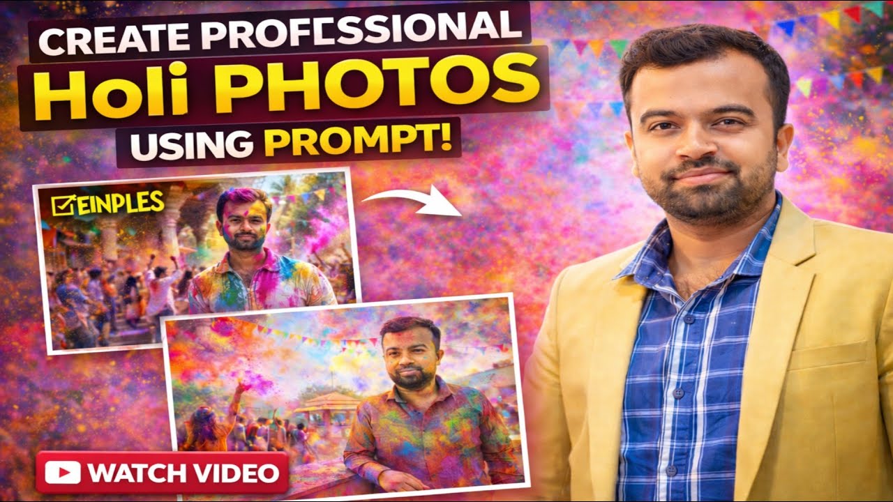 Trending Holi AI Photo Editing Tutorial 2026 💯💯 #trendinginformationbyhimanshuraj #holi #tips #new 