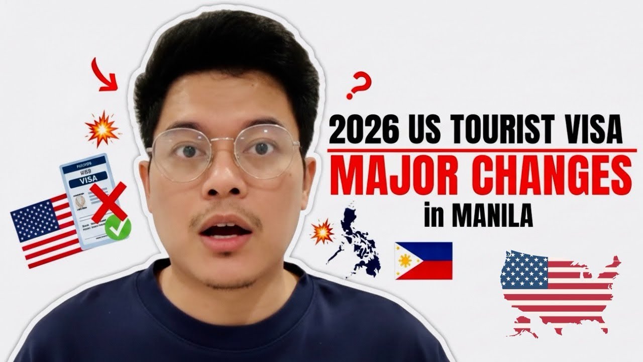 NEW US Tourist Visa Rules 2026: Strict Changes for Manila Applicants! 🇵🇭🇺🇸