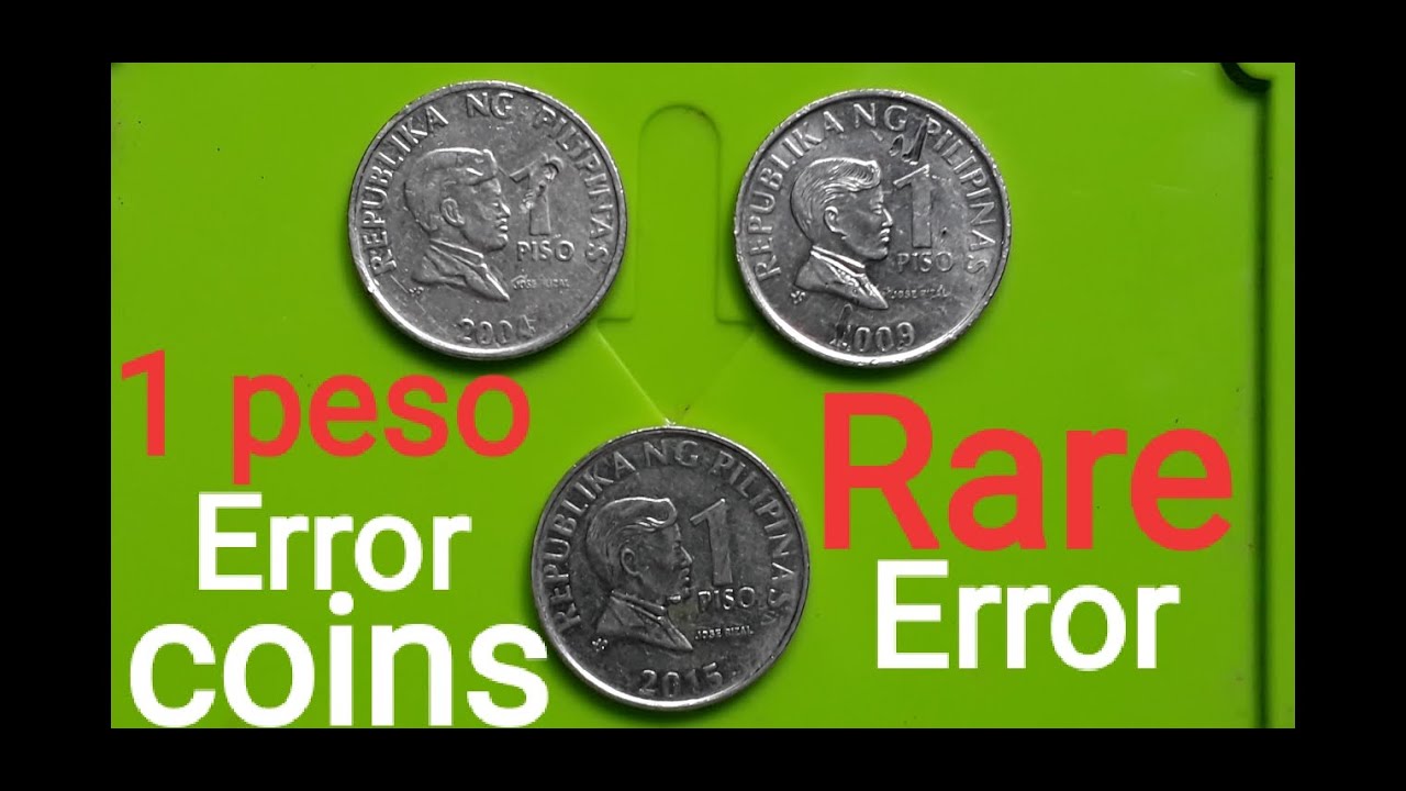 1 piso error coins | matinding klase ng error