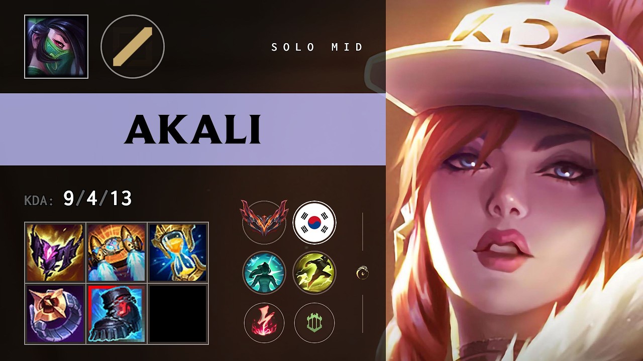 Akali Mid vs Zoe - KR Grandmaster Patch 26.20