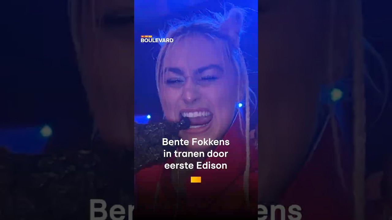 Bente Fokkens in tranen door eerste Edison | RTL Boulevard