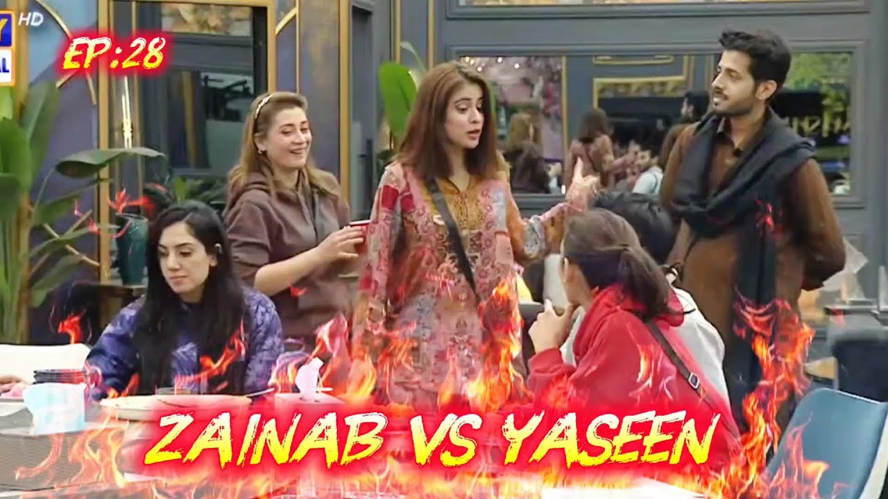 Zainab Vs Yaseen fully aggressive fight 🤬|Tamasha Season 4|Episode 28|#tamashaseason4#saifalikhan 