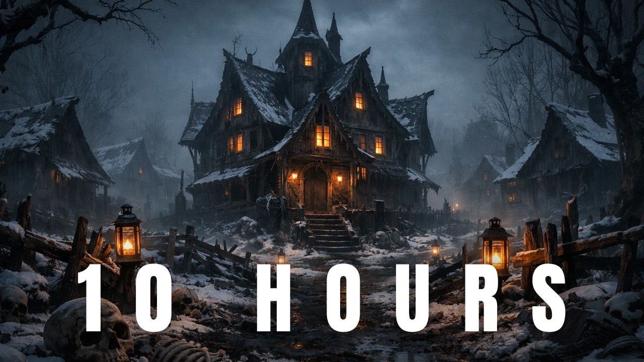 10 Hours – The Forsaken Village | Dark Drone Ambience for Sleep & Focus