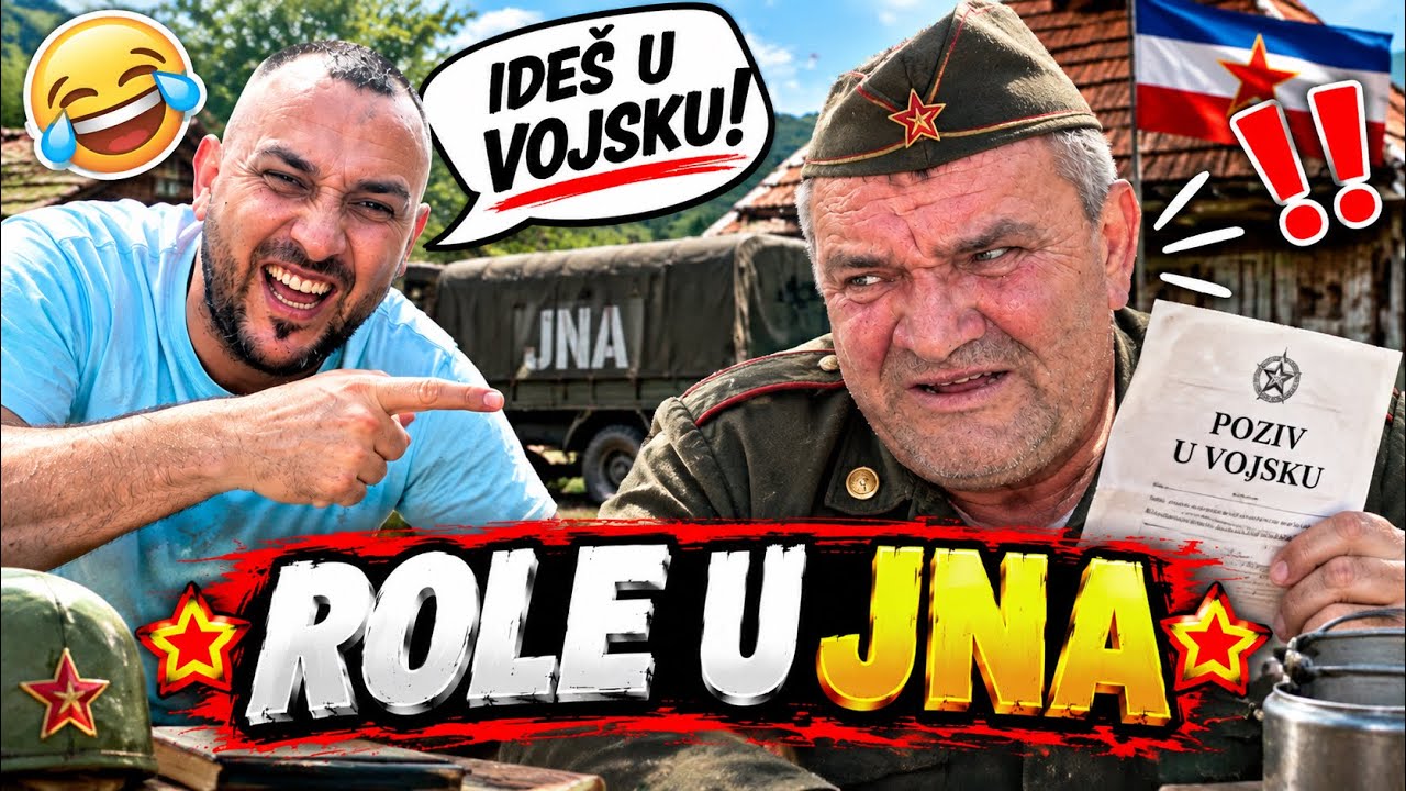 ROLE MIKI I BRKIĆ - ODO&Scaron;E U VOJSKU😂