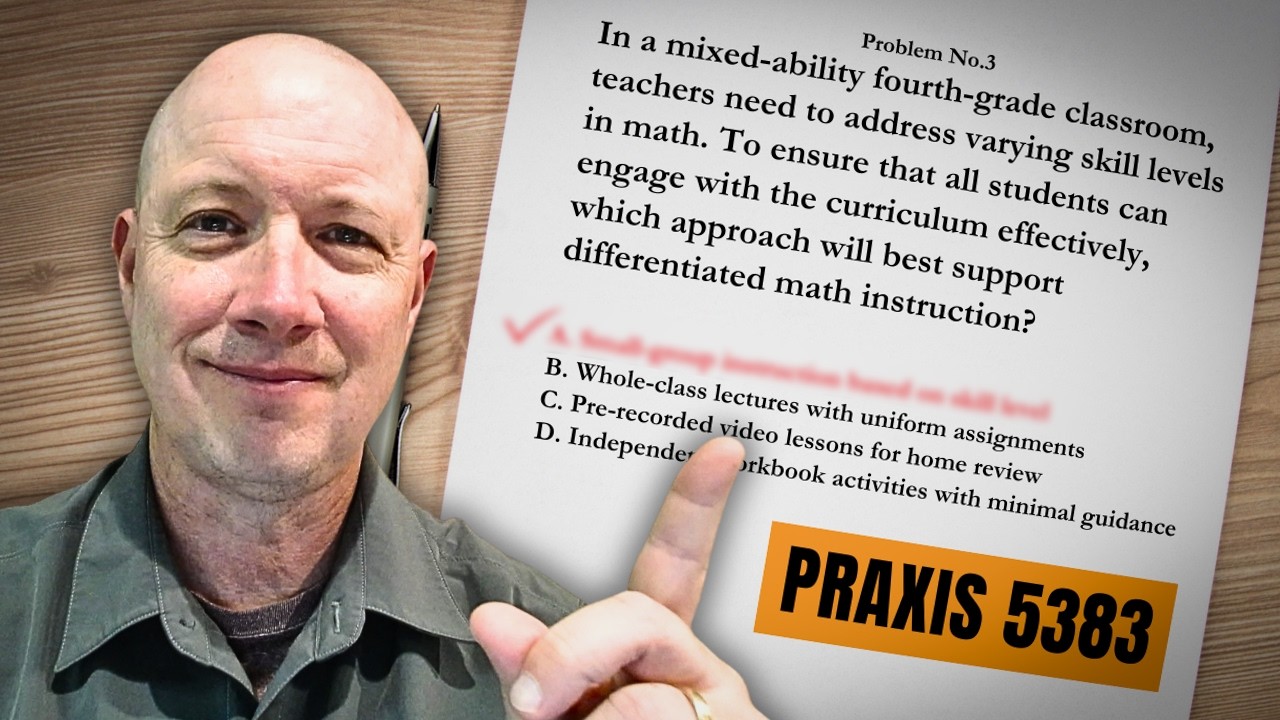 Practice Questions for Instruction | Teaching Students with Learning Disabilities (Praxis 5383)
