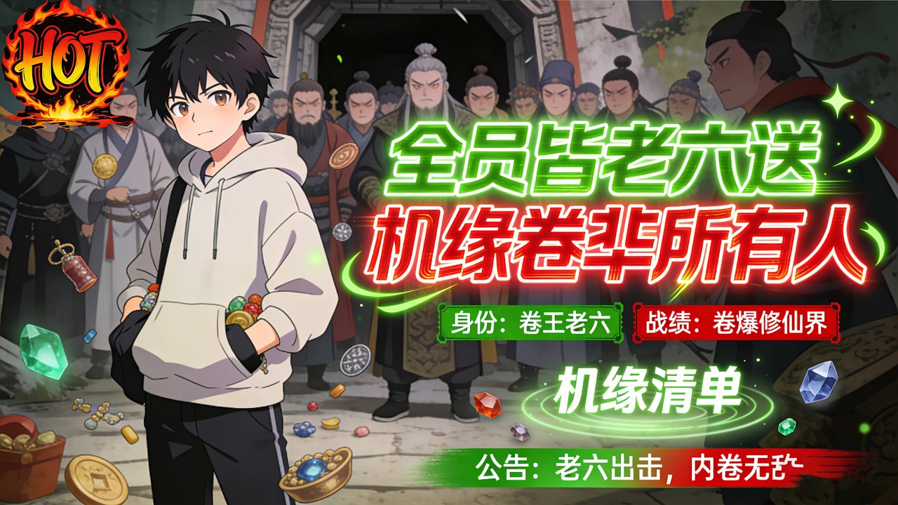 ✨【强推】《全员皆老六送机缘卷亖所有人》第1~71集现代青年李尘噎食穿越至洪武天域，绑定“机缘暴击系统”，赠人机缘即可触发暴击返还。#穿越 #末世 #异能 ##动态漫画# 漫野推文