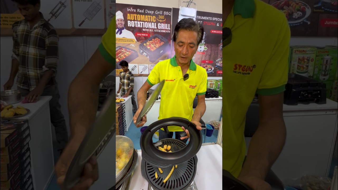 Gas O Griller For Oil Free Cooking #food #kitchenware #streetfood #kitchenappliances #kitchenware