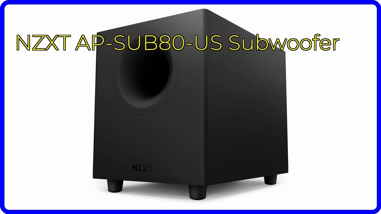 REVIEW (2026): NZXT AP-SUB80-US Subwoofer. First Look.