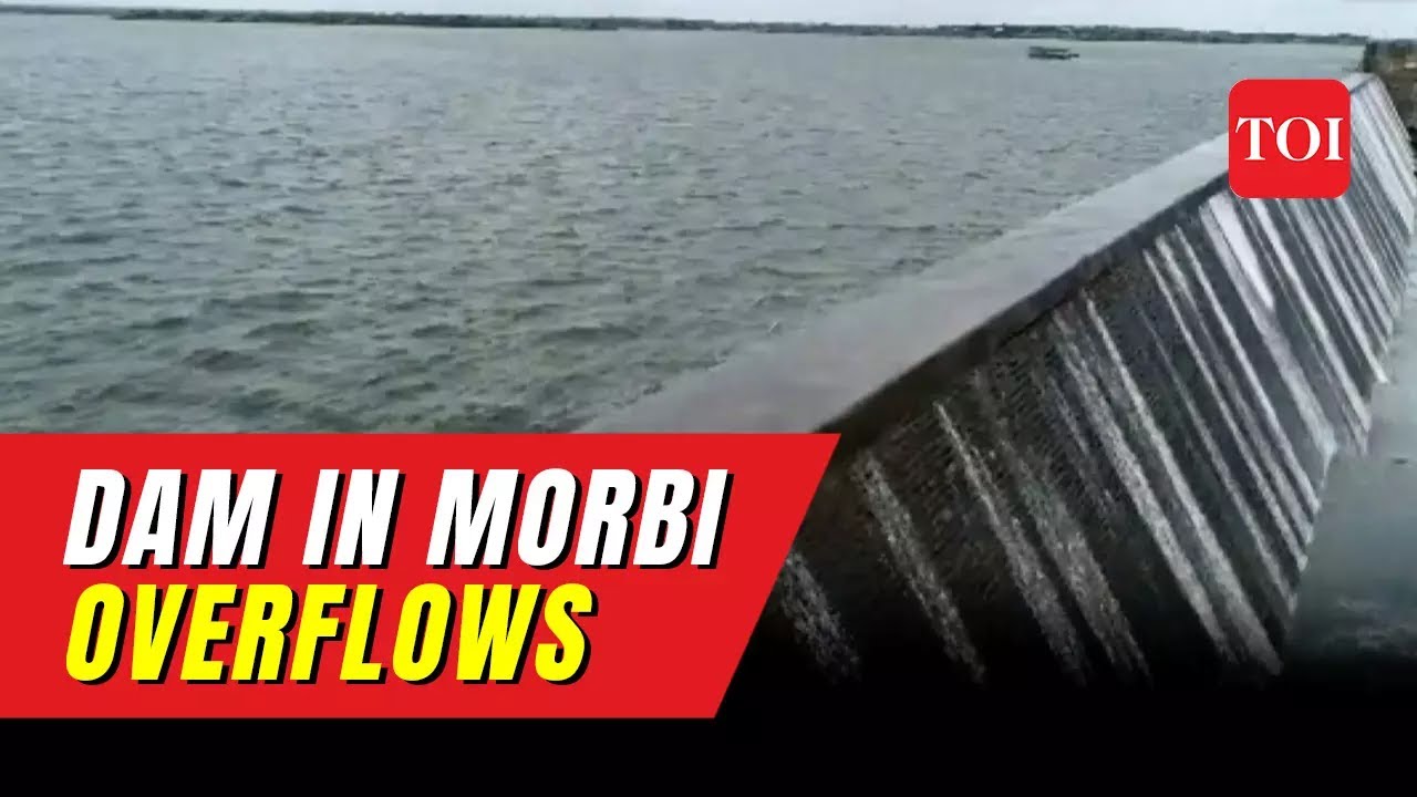 Watch: Machhu Dam in Gujarat&rsquo;s Morbi overflows after incessant rainfall