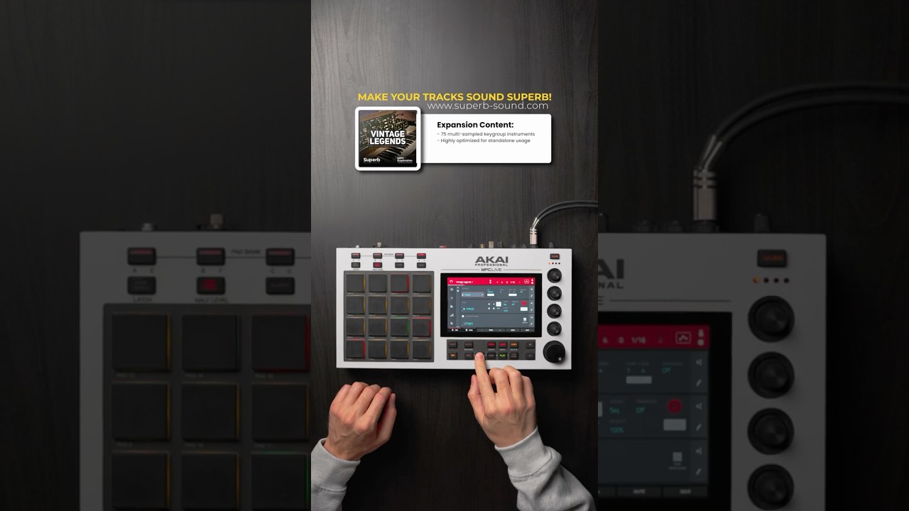 80&rsquo;s Music on MPC Live, Vintage Legends Expansion Pack. #mpc #80s #retro #mpcexpansion #mpcone