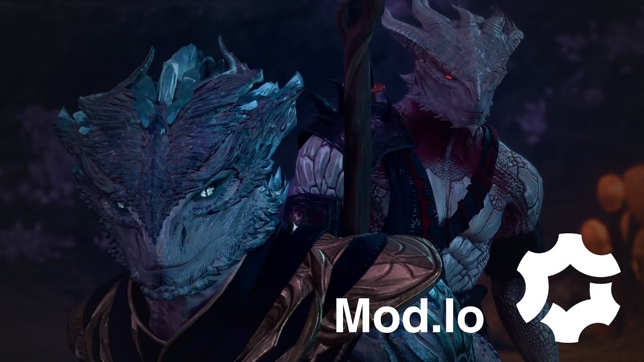 Durge's mangled head and Crystal Crown on Mod.io now!