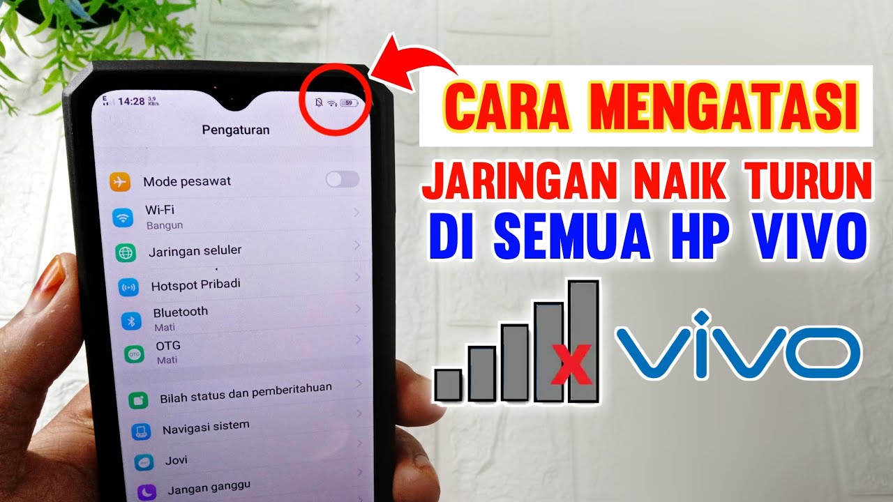 Cara Mengatasi Sinyal Naik Turun di Semua Hp Vivo