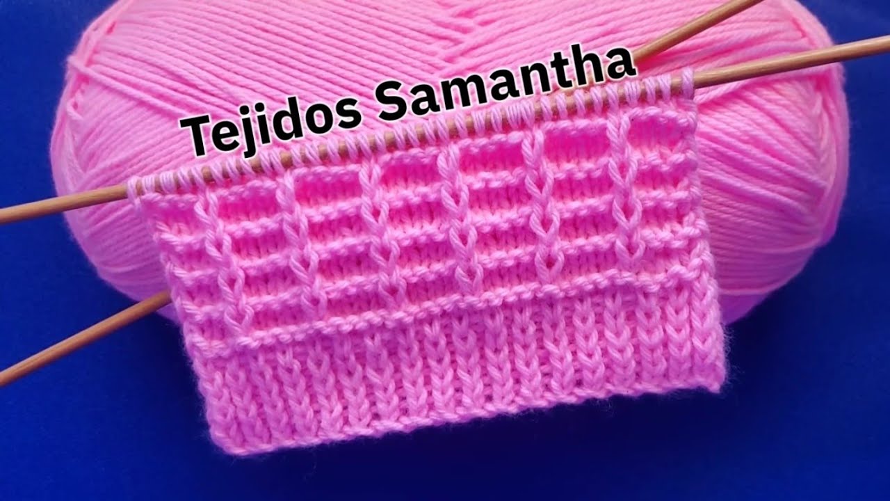 HERMOSO PATRÓN PARA TEJER CHOMPAS CHALECOS SUÉTER  / TEJIDOS SAMANTHA  #knittig #tejedoras #tejer 