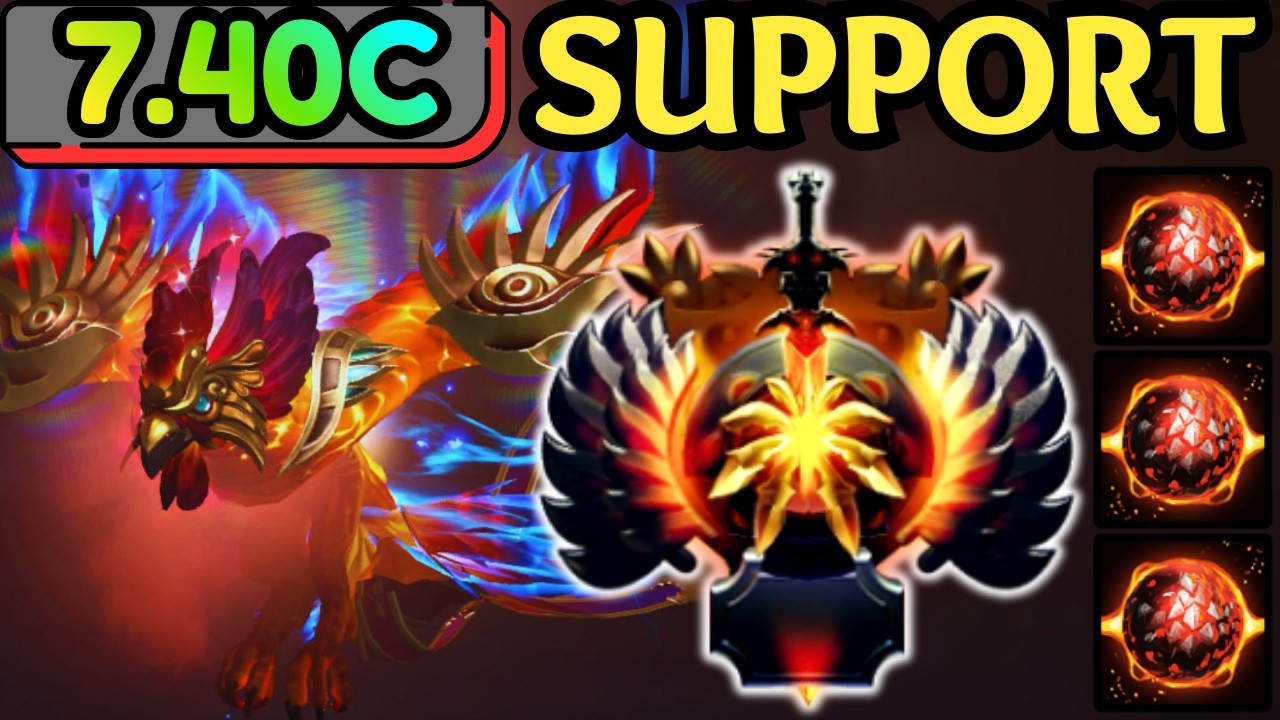 🔥 PHOENIX SUPPORT IS THE MOST BROKEN TEAMFIGHT HERO 🔥 DOTA 2