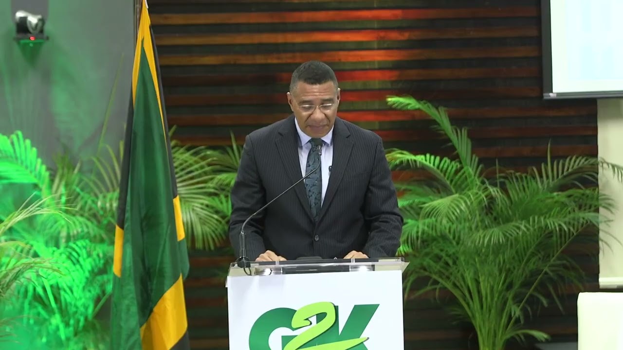 Prime Minister Holness Keynote Address at the G2K Policy Forum