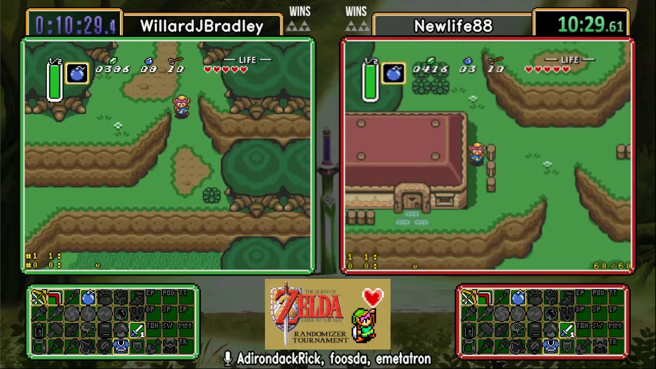 WillardJBradley vs Newlife88. Match 1. ALTTP Randomizer Tournament 2017