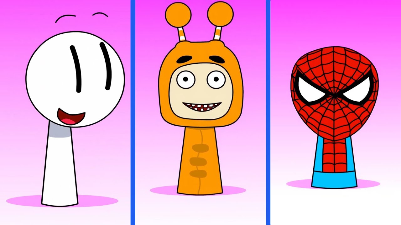 Ohh NO! HENRY STICKMIN 🆚 BUBBLES 🆚 SPIDER-MAN Sprunki Incredibox Animation