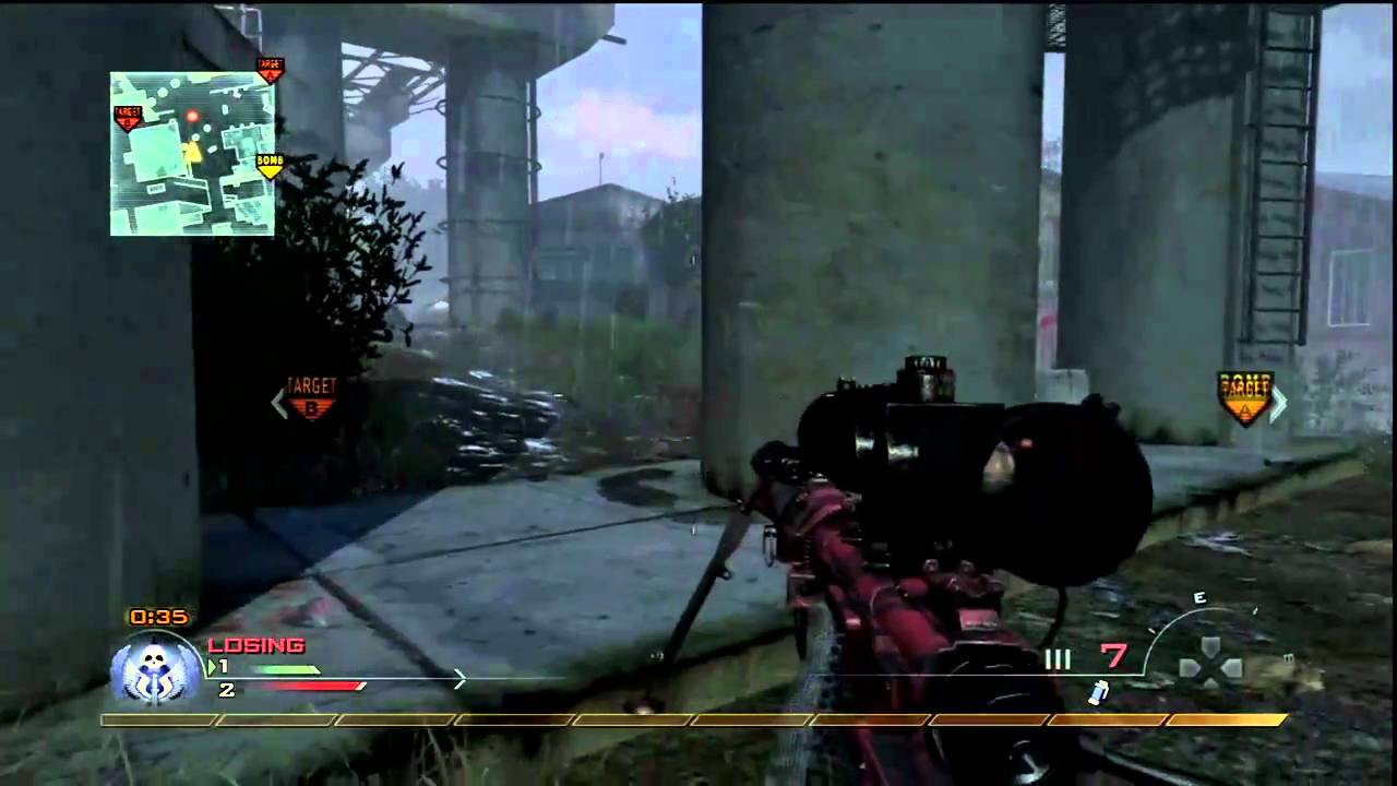 24 kill Search and Destroy Sniping MW2 - Dear Hutch...