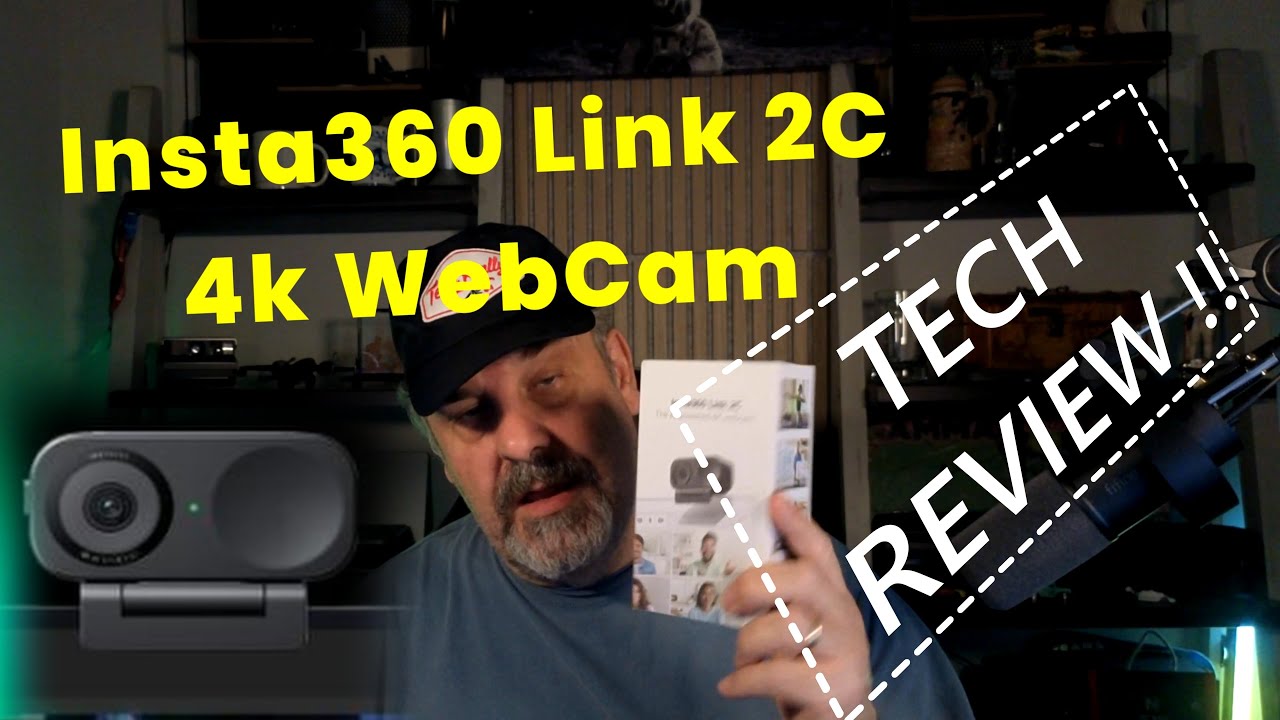 Веб-камера Insta360 Link2C 4K для создателей контента и удаленных сотрудников.
