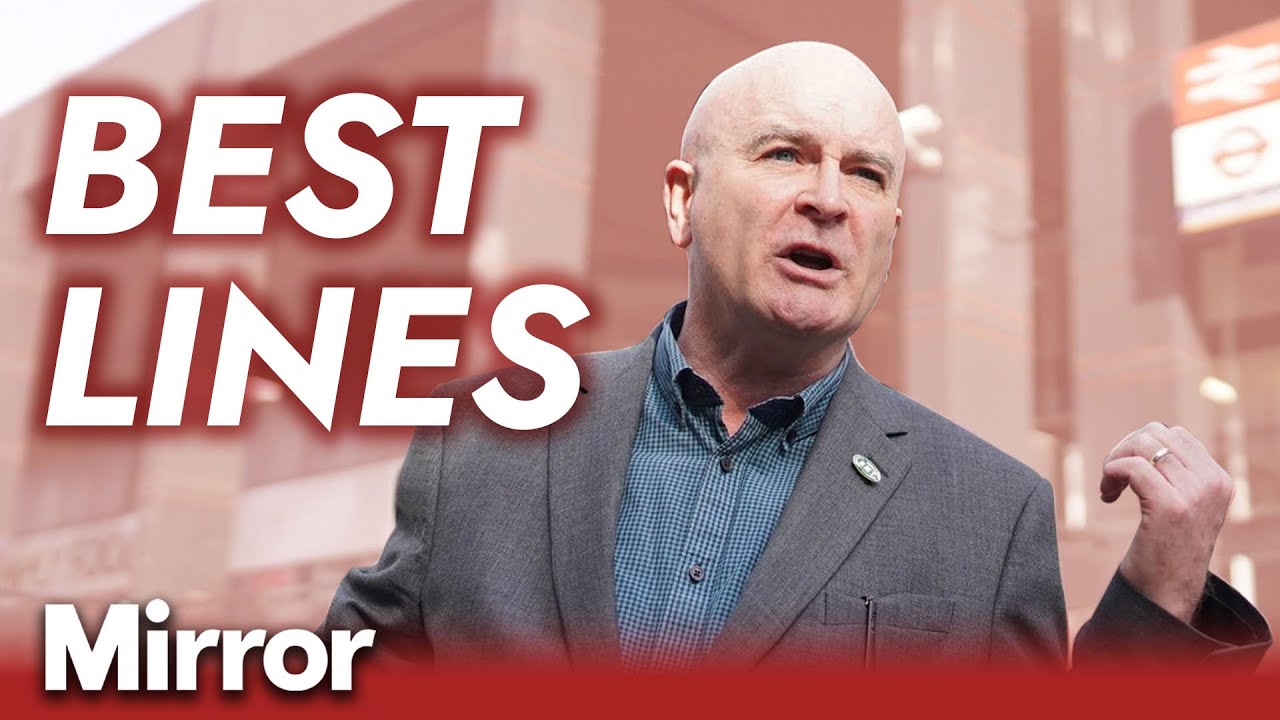 RMT boss Mick Lynch hits back at TV critics during rail strike