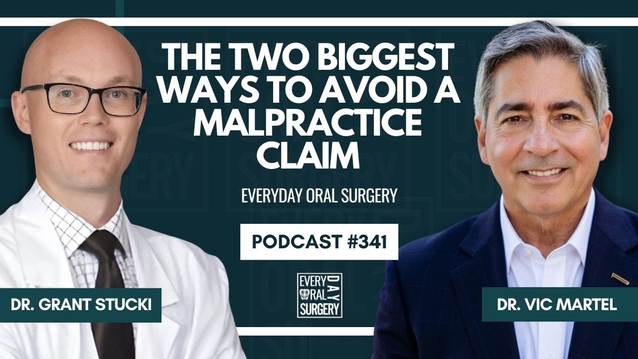 The Two Biggest Ways to Avoid a Malpractice Claim (with Dr. Vic Martel, Expert Witness)