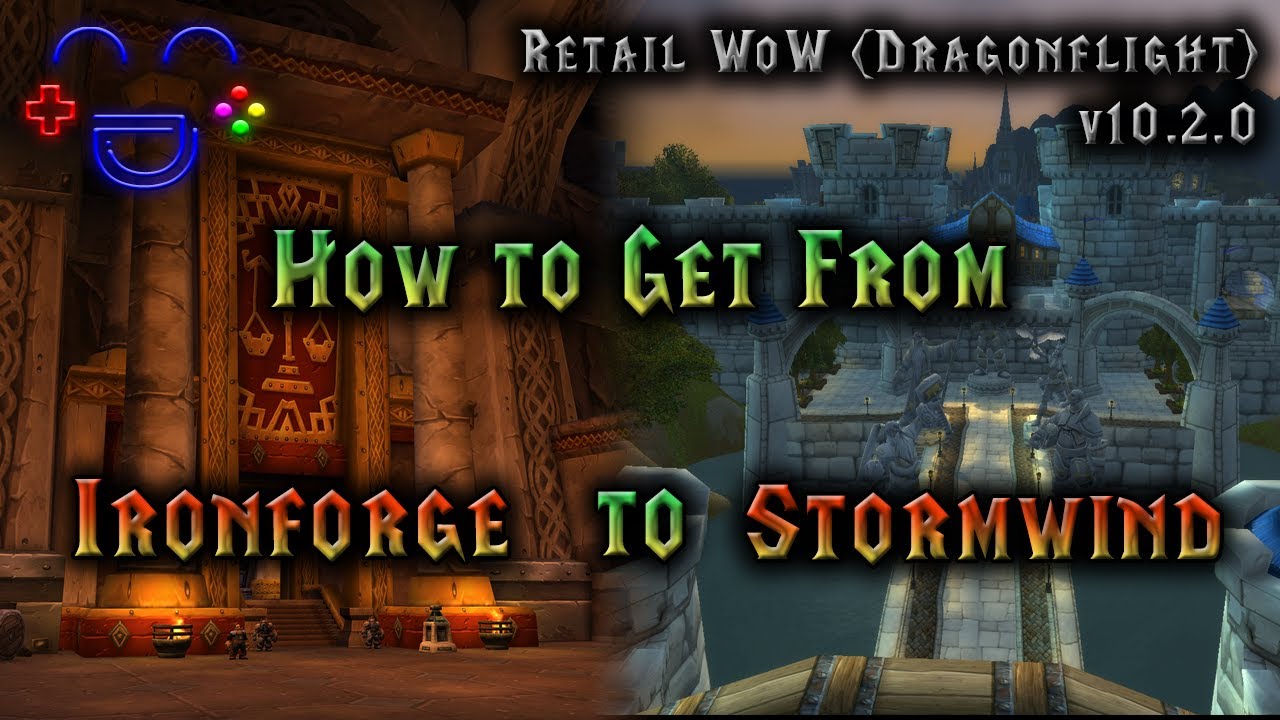 Fastest Way from Ironforge to Stormwind | Retail WoW 2024