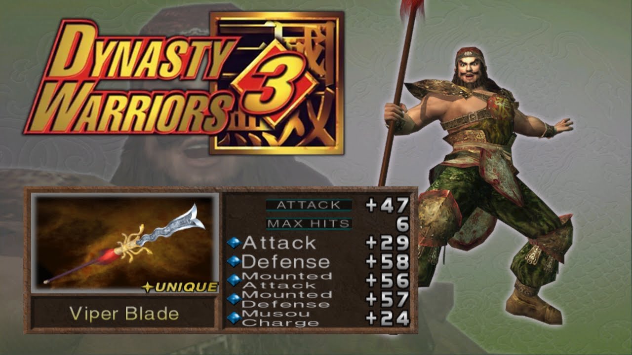 Zhang Fei - 4th Weapon | Dynasty Warriors 3 (4K, 60fps)