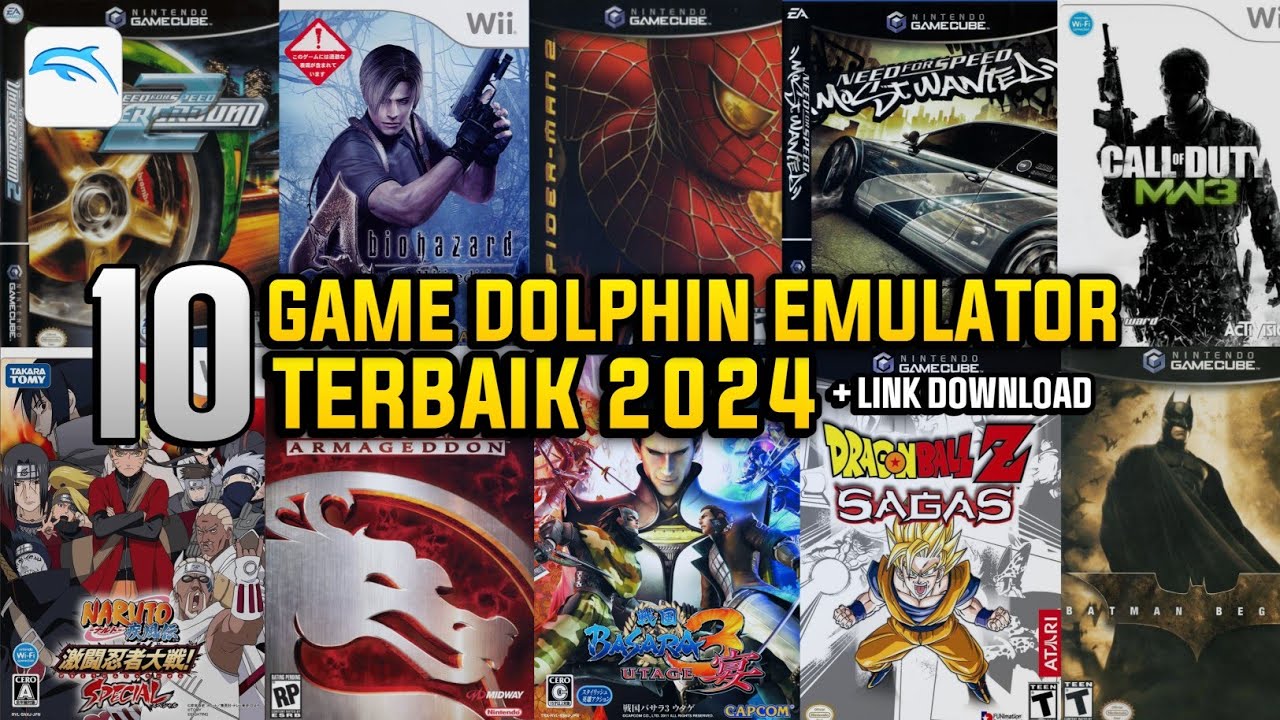 10 GAME DOLPHIN EMULATOR TERBAIK SEPANJANG MASA | GAME DOLPHIN EKSKLUSIF FOR ANDROID