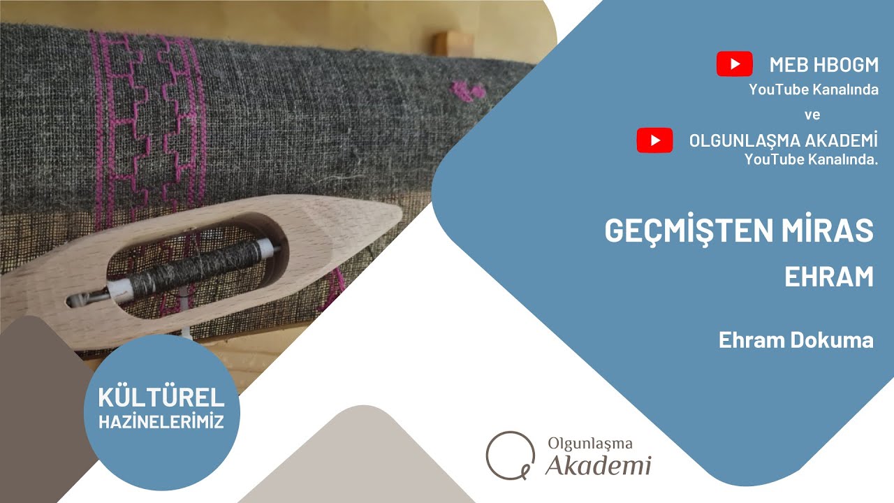 Asırlık Sanat Yolculuğumuzda Kültürel Hazinelerimiz; “Geçmişten Miras Ehram”