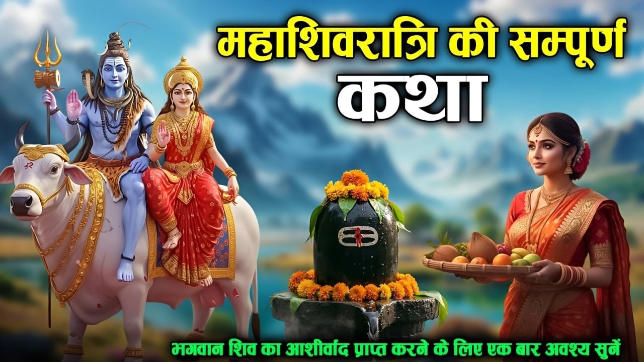महाशिवरात्रि की भगवान शिव की पवित्र व्रत कथा | mahashivratri Katha 2026 | Shiv mahapuran #trending