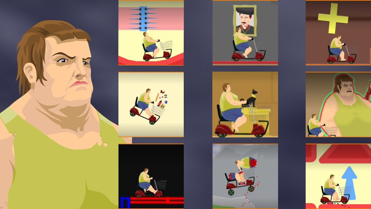 Happy Wheels Effective Shopper All Levels | Happy Wheels Android Gameplay | Mobile Gaming