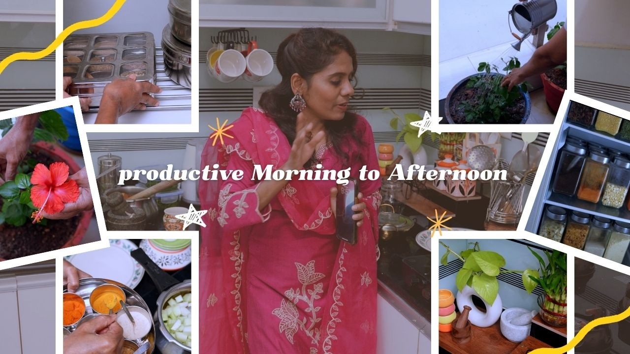 Productive morning to afternoon routine | New water can from IKEA | Chow Chow bajji