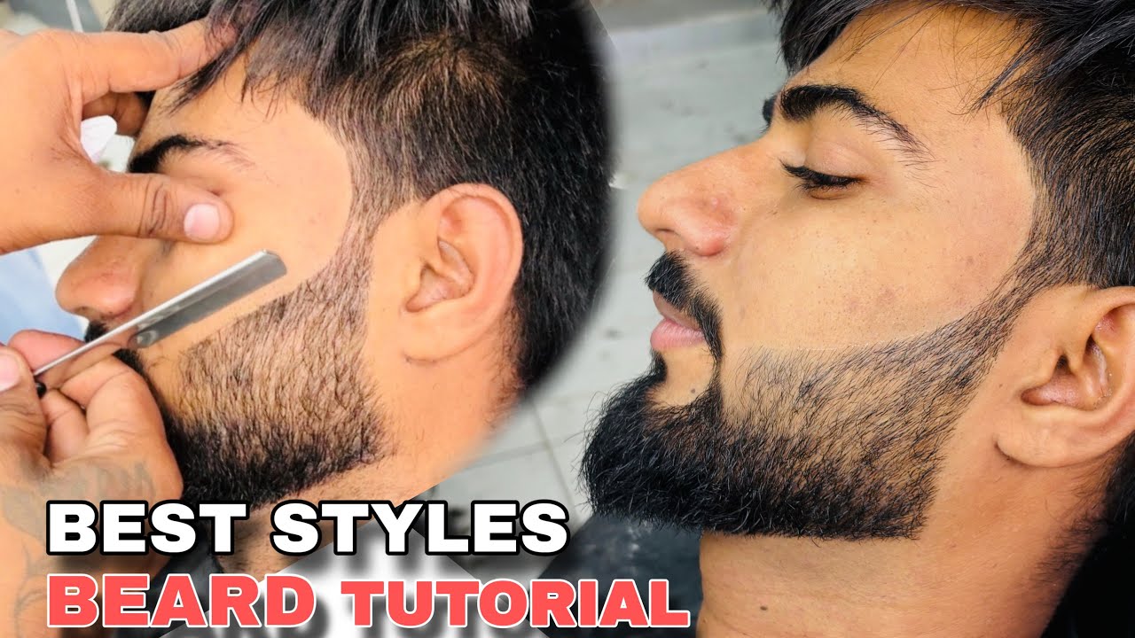 How to Best Styles Beard Cuts For Men | V Shape Beard Cut For New Style | Tutorial Video 2025 