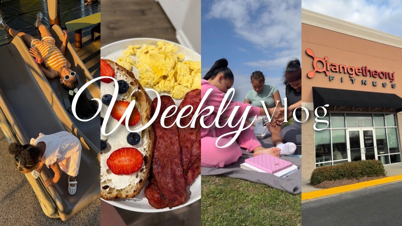 Weekly Vlog: Mom of 2 | workout + cooking + healthy meals + mom life + shopping + park day