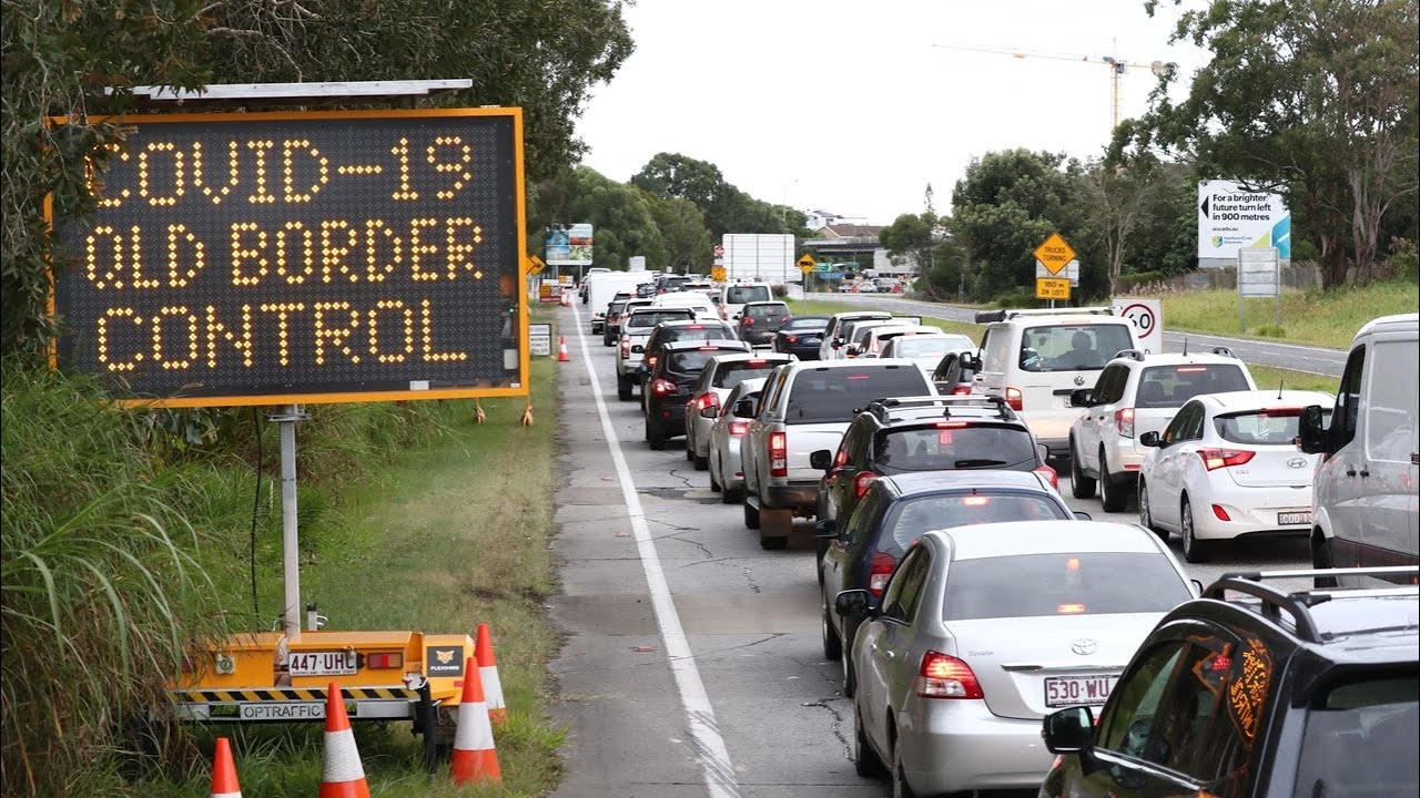 Lengthy delays at New South Wales-Queensland border as bubble is expanded, ADF withdrawn