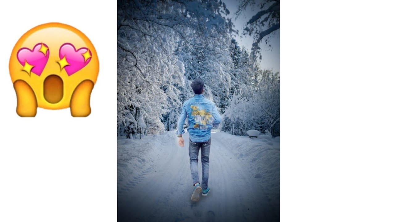 Winter photo editing , photoshop touch editing tutorial