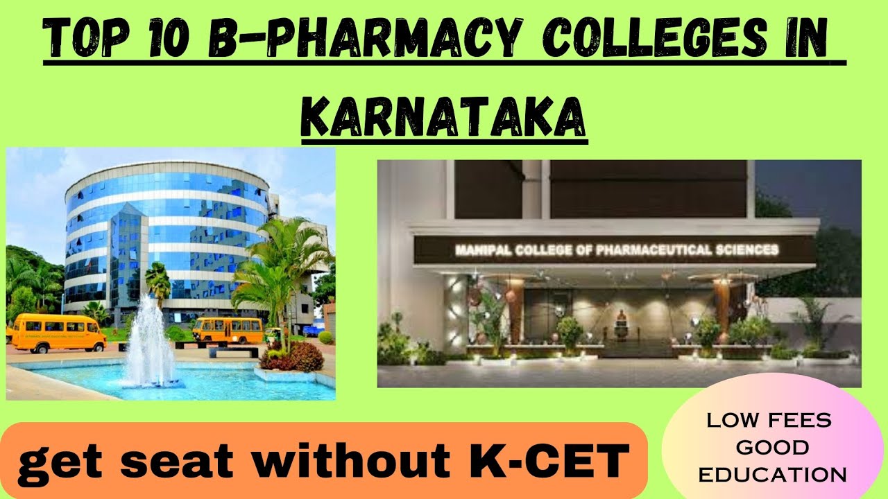 Top Pharmacy colleges in Karnataka without Kcet|Best B-Phamacy colleges in Karnataka |