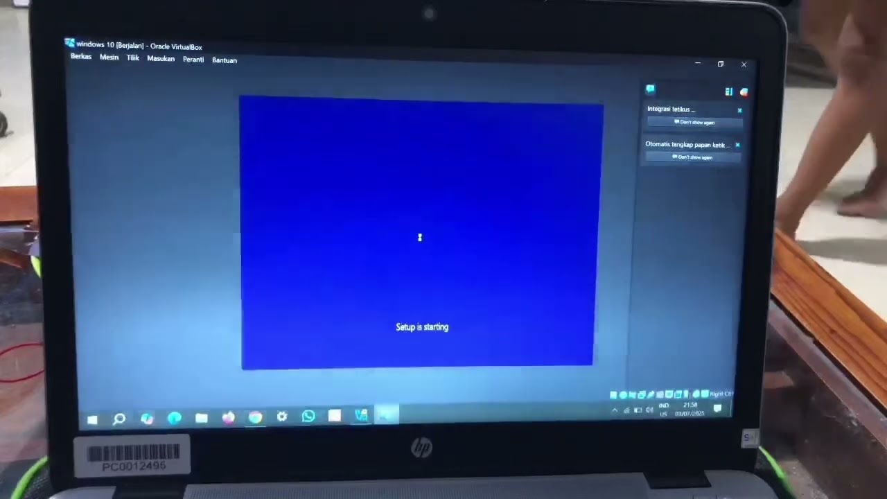 Tutorial Instalasi Windows 10 menggunakan Virtual Box