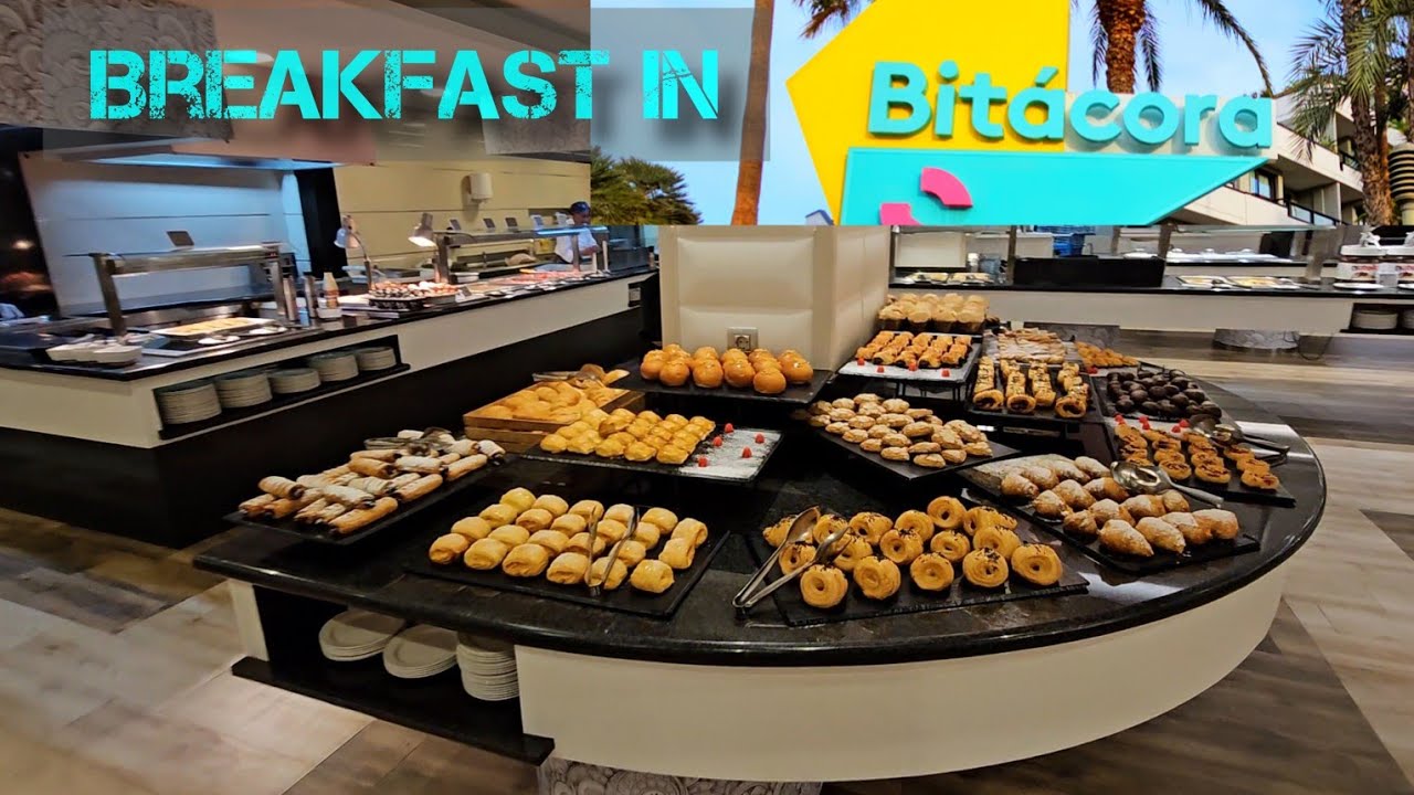 Завтрак в отеле Bitacora, Spring Hotel | Тенерифе | Испания | видеоблог о путешествиях