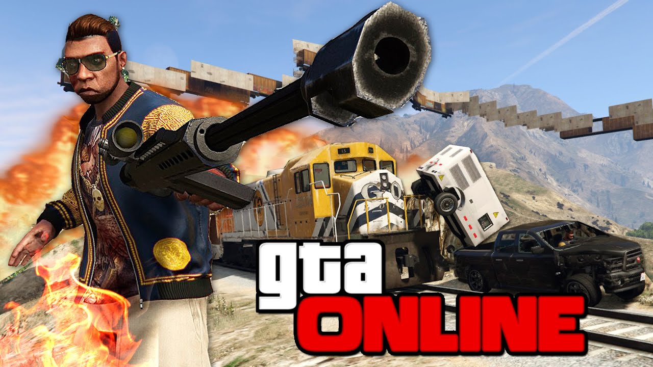 GTA 5 ONLINE - АДСКИЙ УГАРНЫЙ ПОЕЗД (ГТА 5 ПРИКОЛЫ) #134