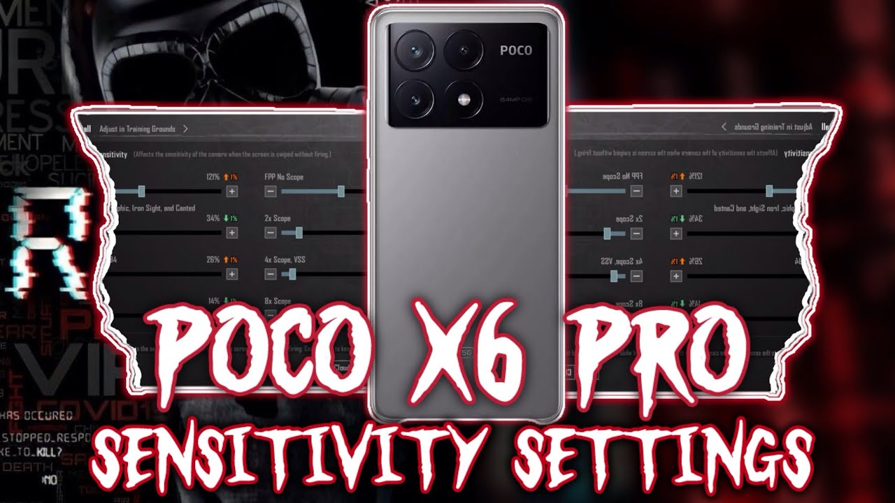 Руководство по настройке чувствительности POCO X6 Pro в PUBG/BGMI 🚀 | ULTIMATE 90 FPS без отдачи