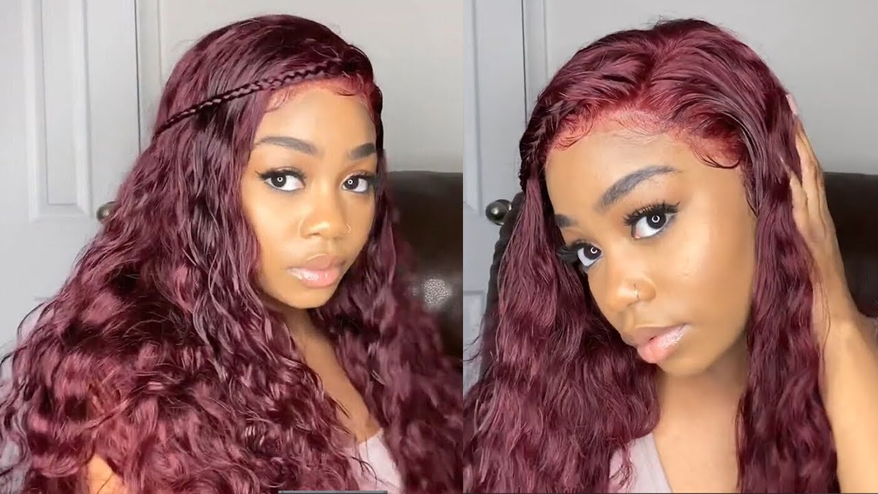 WATCH ME SLAY THIS PRE-COLORED BURGUNDY WIG INSTALL | HONEST HAIR REVIEW|FT. SUPERNOVA HAIR