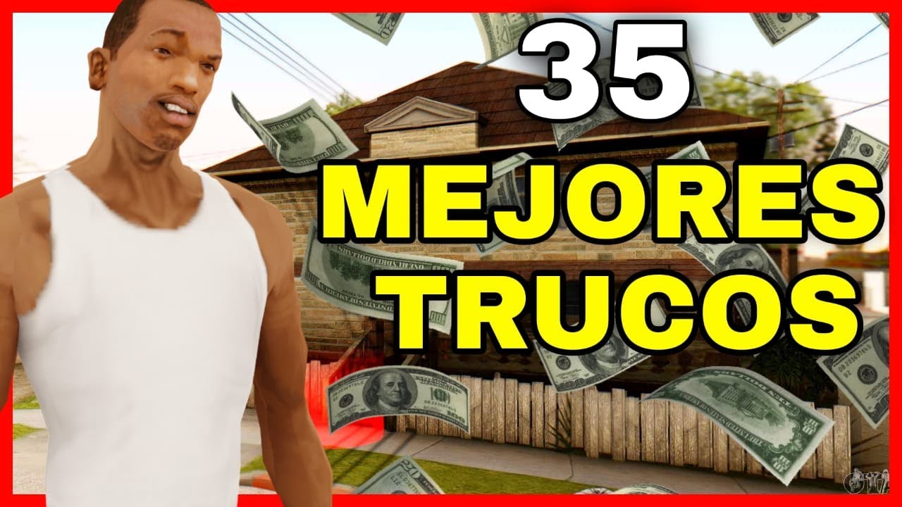 35 TRUCOS de GTA San Andreas PC (CLAVES/CODIGOS) Vida Infinita, Armas, Coches, Dinero, Jetpack