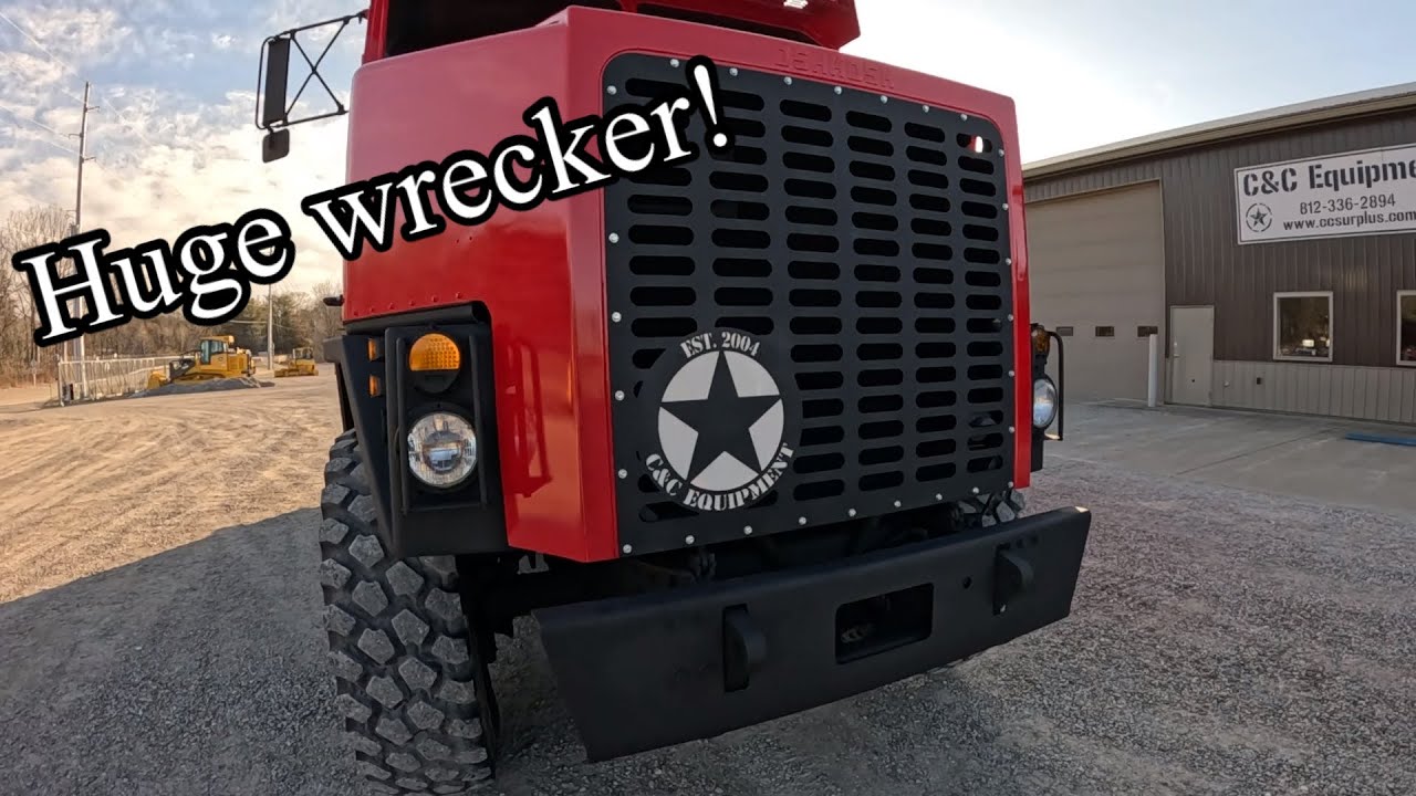 World’s biggest heavy duty custom built off road 6x6 wrecker comes to life!