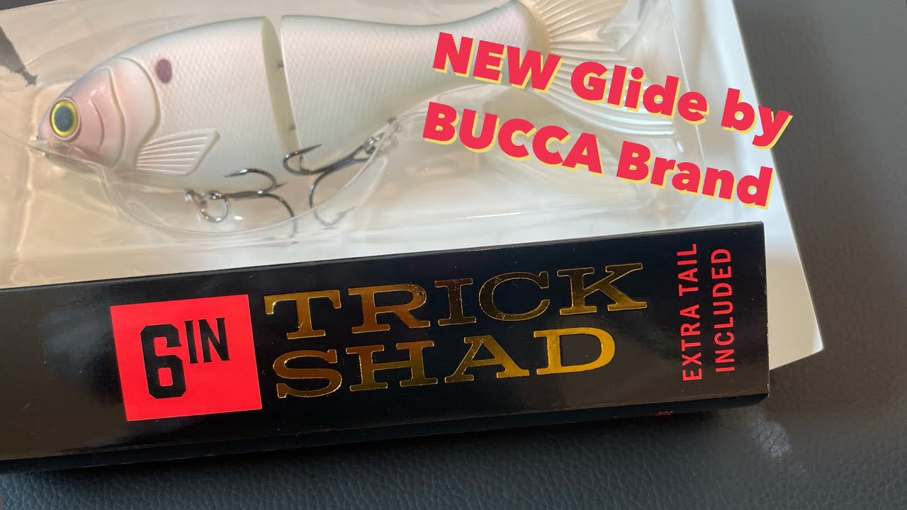 🚨 GLIDE Bait NEW Bucca Brand 6” Trick Shad |  | New Tackle & Trends #glidebait #bigbait
