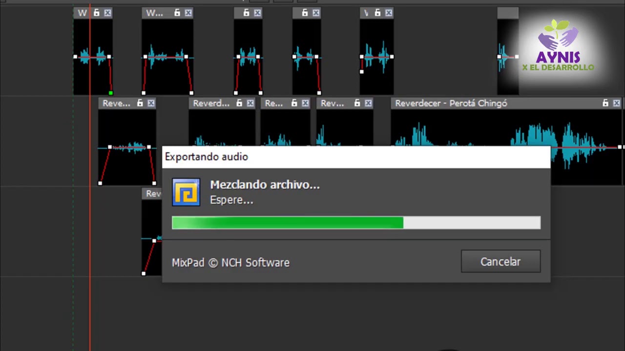 Módulo4  -  Audio  -  Salvar y exportar proyecto Mix Pad