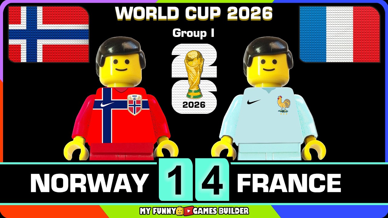 Norway vs France 1-4 &bull; World Cup 2026 (Group I) All Goals Highlights Lego