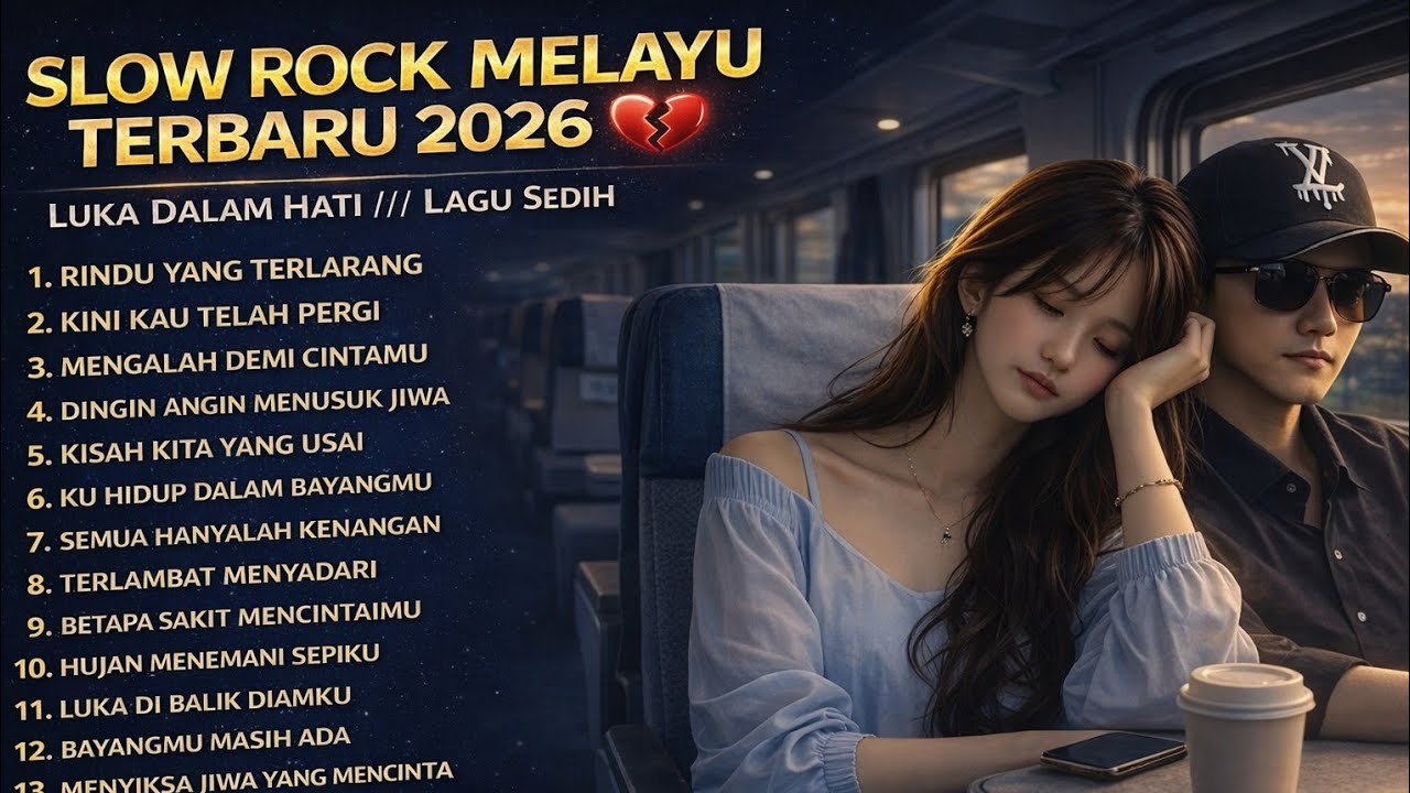 SLOW ROCK MELAYU TERBARU 2026 💔 Luka Dalam Hati // Lagu Sedih