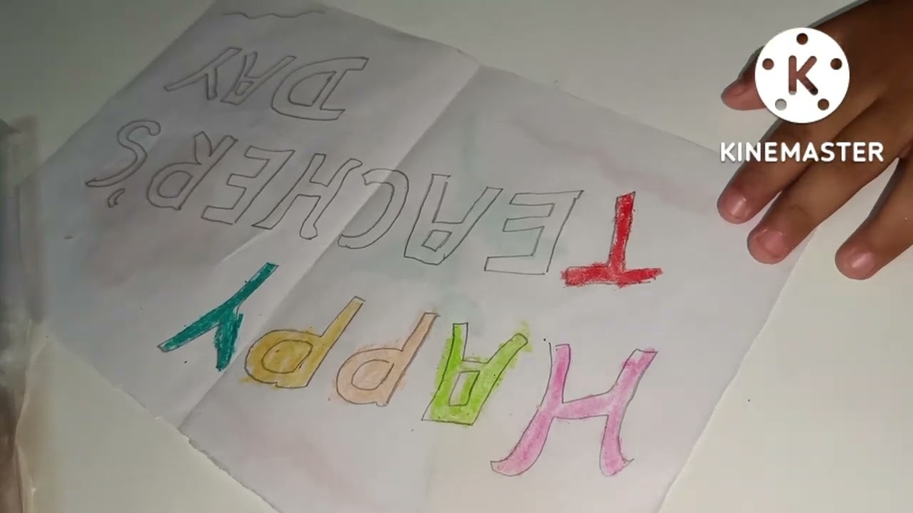 My First Vlog ।। Maine Bnaya teacher's Day Par Card 🎨🖌️।।